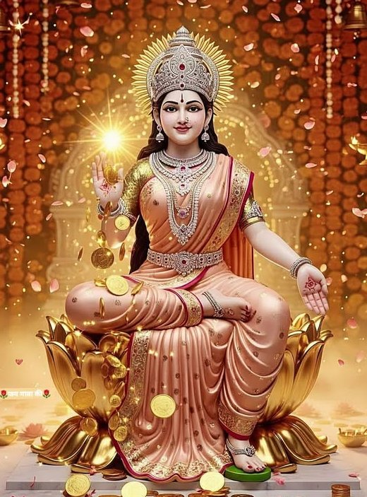 ॐ श्रीं ह्रीं श्रीं कमले कमलालये प्रसीद प्रसीद श्रीं ह्रीं श्रीं

जय माता महालक्ष्मी ॐ महालक्ष्मी नमः 🙏