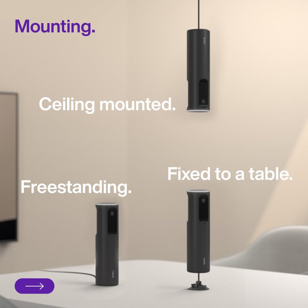 avenirtechno7's tweet image. 🚀 Elevate your hybrid meetings with Neat Center 
✔ 360° audio &amp;amp; visual pickup
✔ Face-on framing for everyone
✔ Flexible mounting options
✔ Simple plug-and-play setupCreate smarter

📞 +91 99078 74646 
📧 info@avenirtechno.com

#AvenirTechnologies #NeatCenter #AVSolutions