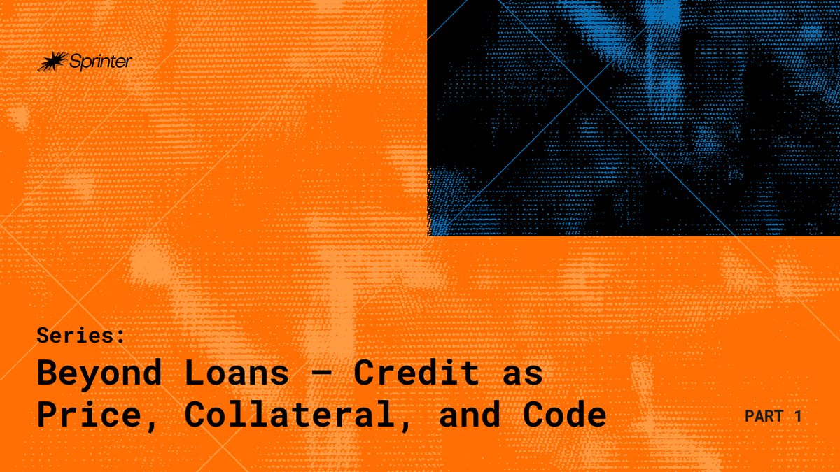 sprinter_ux's tweet image. New blog series drops today 💥

@nad_roid dives into the invisible thread that runs through payments, leverage, and markets: credit. How we price it, secure it, and how code is reshaping settlement itself.

Read Part I - Pricing Credit: From Rates to Risk now 👇