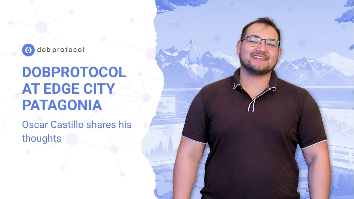 dobprotocol's tweet image. What happens when you put infrastructure founders in Patagonia? 

Oscar Castillo (@opcastil), CEO of Dobprotocol, share some thoughts about @JoinEdgeCity: 

&quot;With the unprecedented rise of stablecoins, the next few years will bring a massive wave of blockchain-driven investment…
