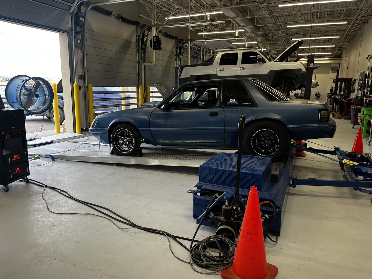 AutoTechFred's tweet image. Our Auto Tech students dove into the science behind performance by learning how to calculate approximate horsepower using fuel consumption! Getting hands-on with the dyno data lets them connect theoretical math to real-world engine output. 🚀 @BrendaChR1 @YsletaISD @YsletaISDCTE