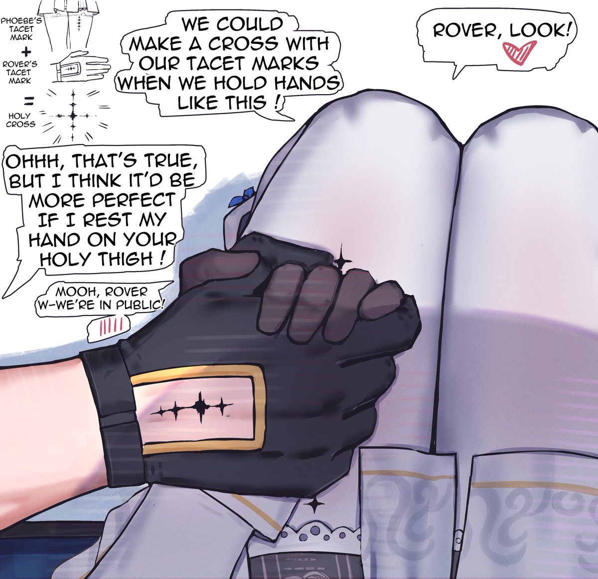 blue2na's tweet image. holding hands