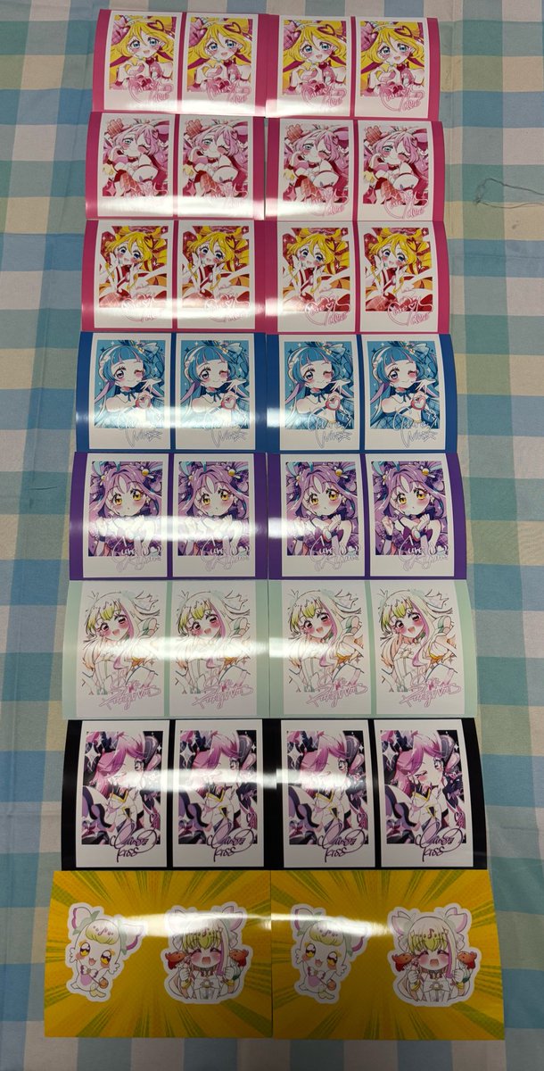 今回も印刷させていただきました！ 前丸みを伸ばせたら、チェキサイズ