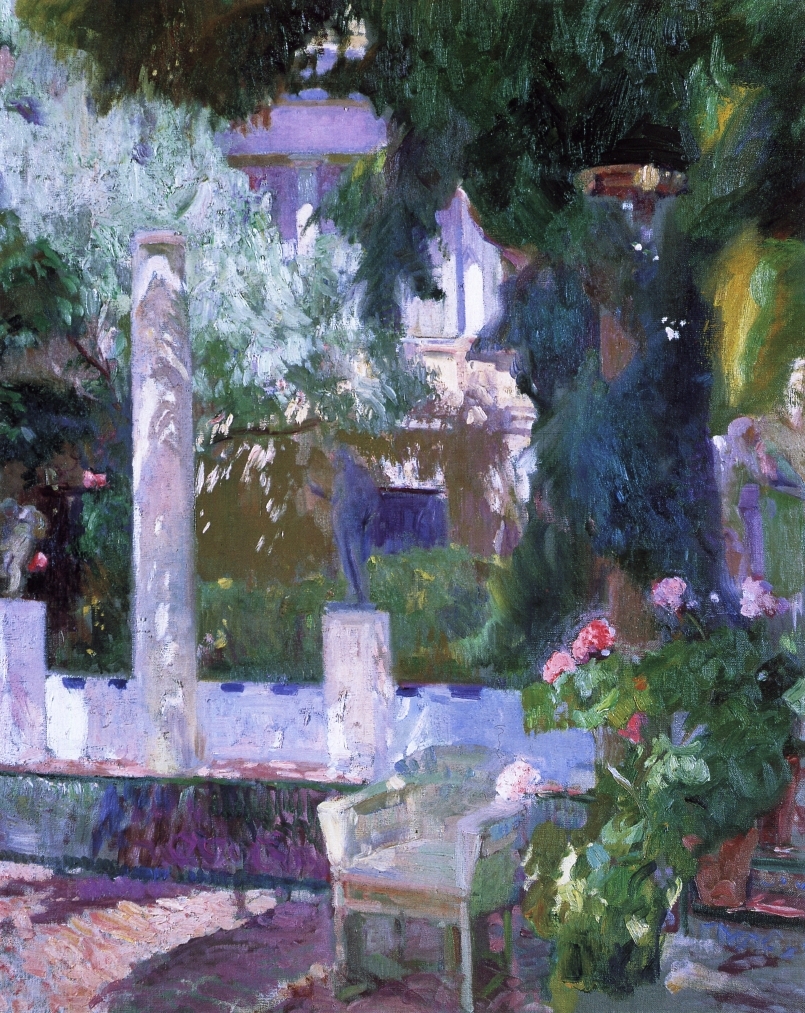 artist_sorolla's tweet image. Rose Bush at the Sorolla House #artbots #sorolla