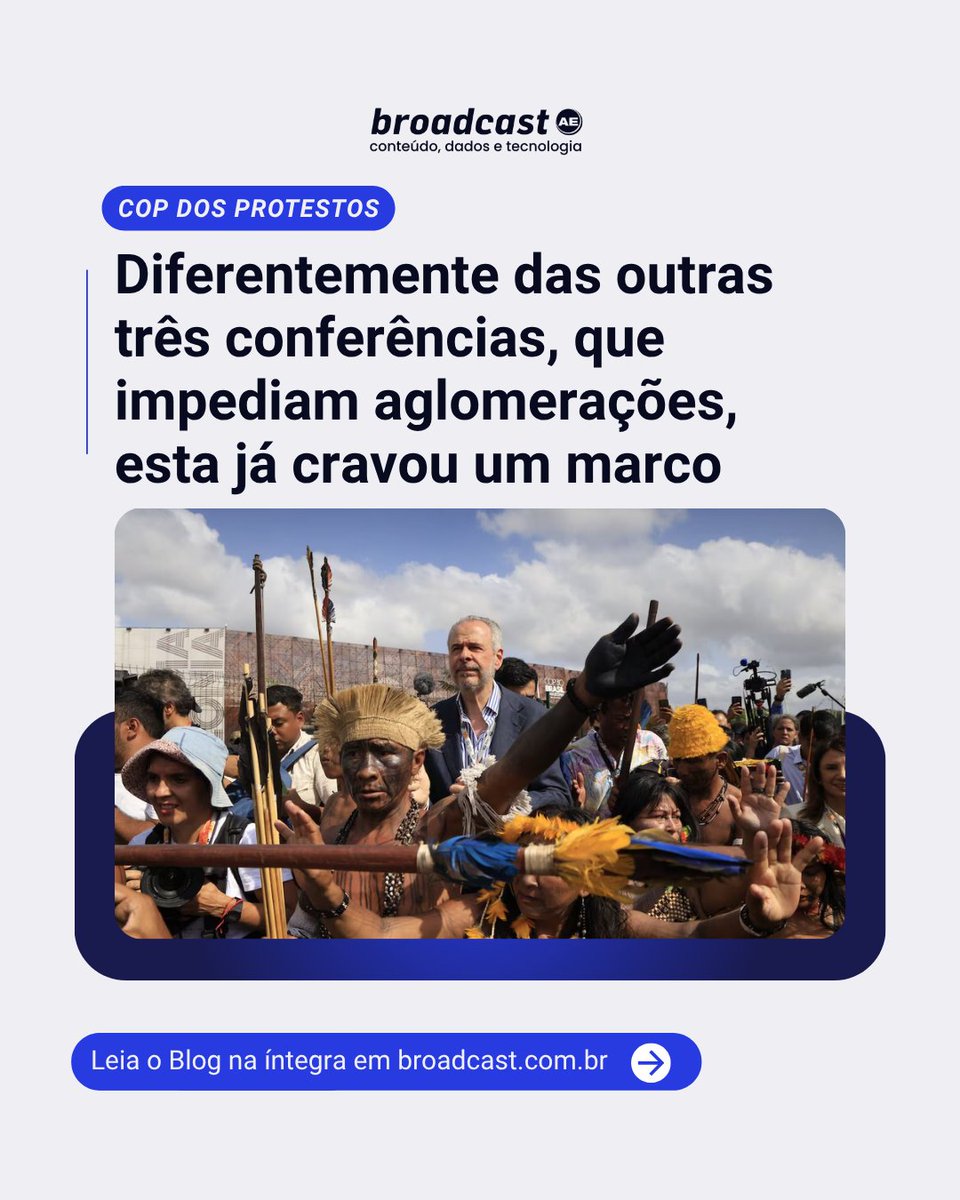 ae_broadcast's tweet image. Diferentemente das outras três conferências, que impediam aglomerações, esta já cravou um marco

👉🏻bit.ly/3K9BQTS

📷Wilton Junior-estadão-conteúdo