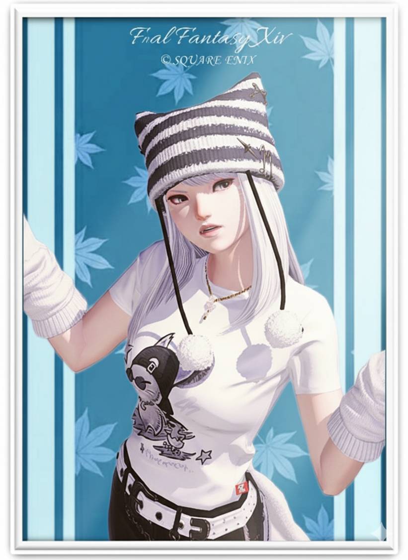 🐈🤍⛄ 
もう冬の日差しだね🍂
モグコレ始まってＤＤ消化の人が激減した！
サブ早く消化しないと💦
#FFXIV #FF14 #gpose #鼻黒ッテ