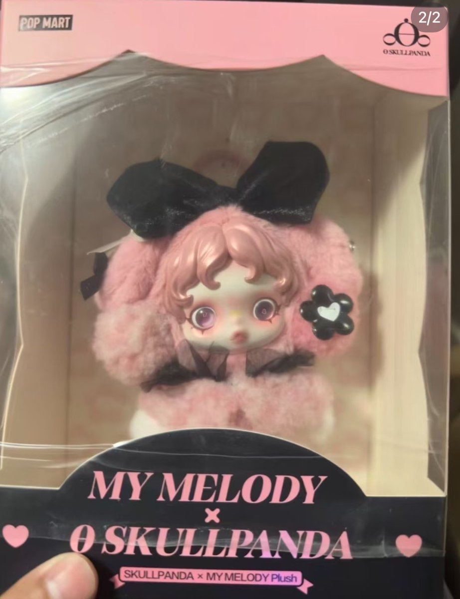 🩷マイメロディーandクロミ💜 New skullpanda!!! Skullpanda X sanrio