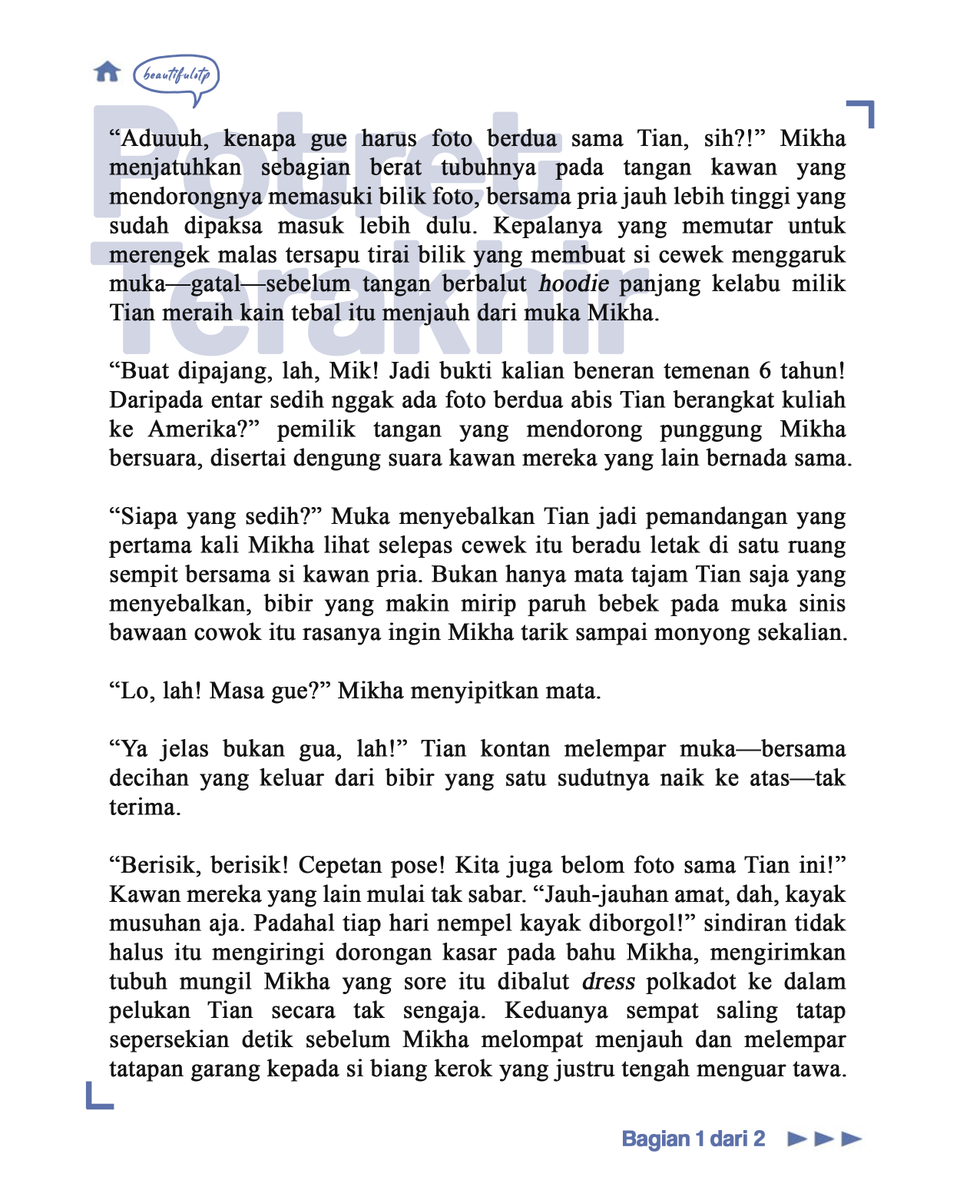 biutifulotp's tweet photo. Presenting, 
a mintaez ficlet.

📸 Potret Terakhir
genre : friends to lovers, mutual pining
tag. #mintaez #bndllit https://t.co/29X1l6lHRl