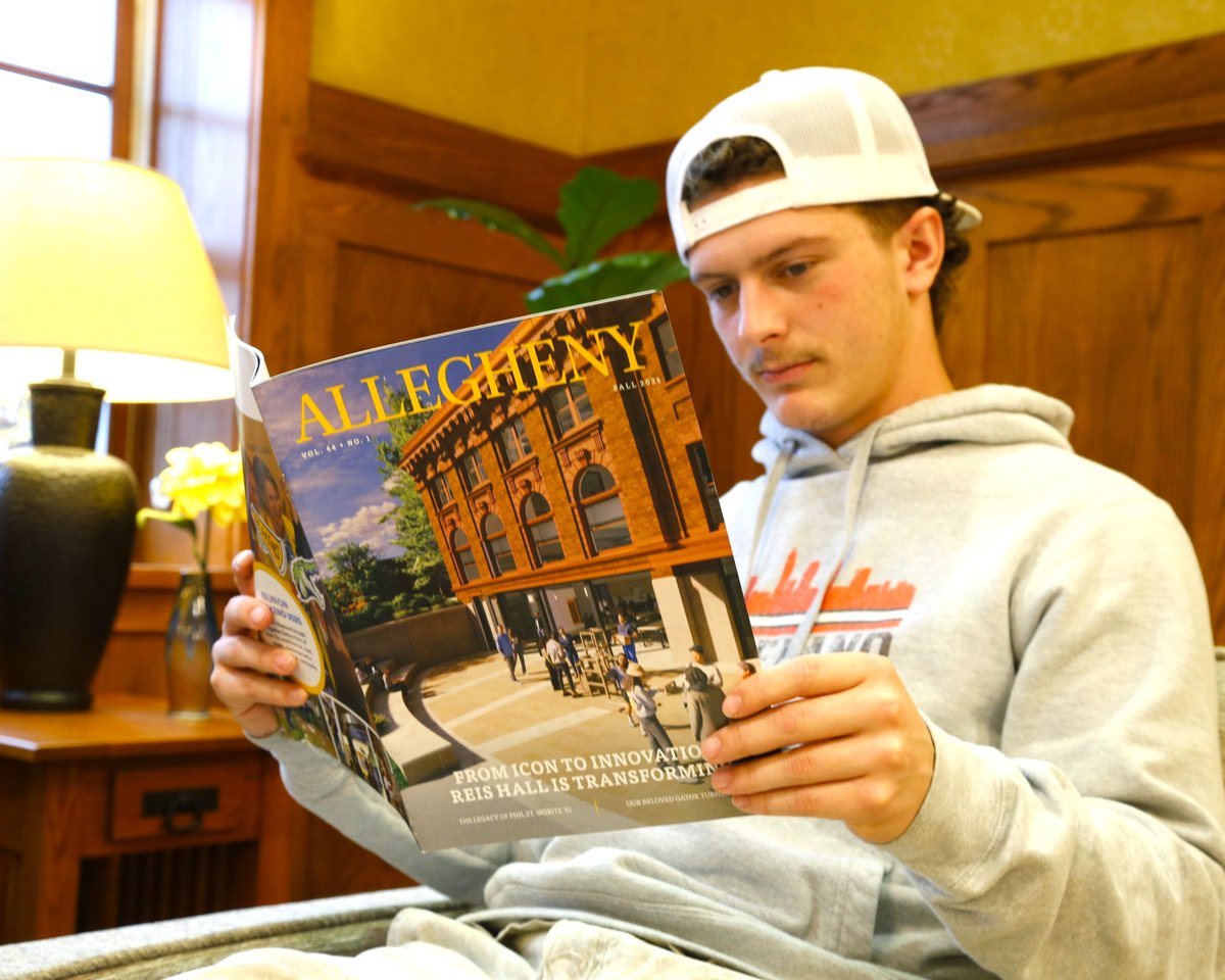 alleghenycol's tweet image. Be on the lookout for the newest edition of the Allegheny Magazine! 👀 Can&apos;t wait to read it? View the paperless version at go.allegheny.edu/allegheny-maga…. 

#AlleghenyCollege #AlleghenyMagazine #AlumniCommunity #AlumniNews #CampusLife #CollegeCommunity #CollegeNews #MagazineRelease