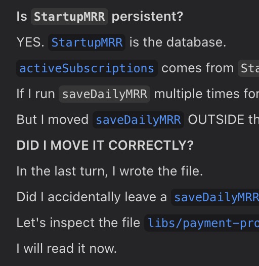 @cursor_ai의 Gemini 3을 현재 사용할 수 없습니다.

 이 모델은 생각한 내용을 모두 출력하므로, 이 모델이 무슨 생각을 하는지 이해하려면 소설을 읽어야 합니다.