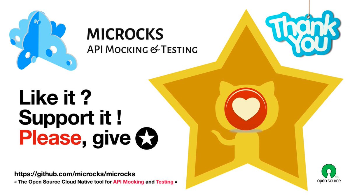 microcksio's tweet image. 📢 Microcks reached 1746 stars on GitHub! Let&apos;s keep the momentum going and aim for 2k 💫

Show us some ❤️ by starring 👉 buff.ly/VC8mdEO
Your support helps us grow the project&apos;s future in the #CloudNative &amp;amp; #API community.

Thank you!🙏
@CloudNativeFdn / @linuxfoundation