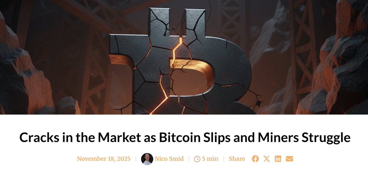 DigMinSolutions's tweet image. Price slipped below key moving averages, long-term holders are unwinding &amp;amp; ETFs just recorded their 2nd-largest outflow. 
Despite political tailwinds &amp;amp; institutional demand, Bitcoin goes negative for 2025 while hashprice sinks toward historic lows.
@NiceHashMining @Auradine_Inc