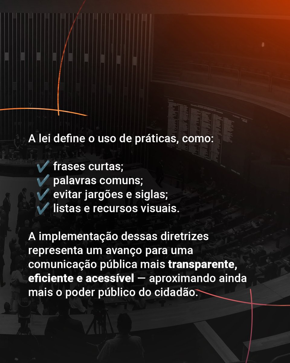 LabHackerCD's tweet image. A comunicação pública muda a partir de agora: mensagens mais claras, diretas e sem burocracia. 💬
A nova lei exige linguagem simples para facilitar o entendimento do cidadão.
#LinguagemSimples #PlainLanguage #ComunicaçãoPública #Cidadania