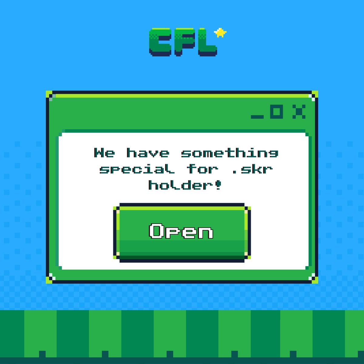 cfldotfun's tweet image. We have something special for .skr holders!

Have you posted about CFL before? If not, you can post now too.

Submit your post to our CFL Content Rush:
earn.superteam.fun/listing/cfl-co…

Drop your .skr name below along with your submitted post. 😉👇