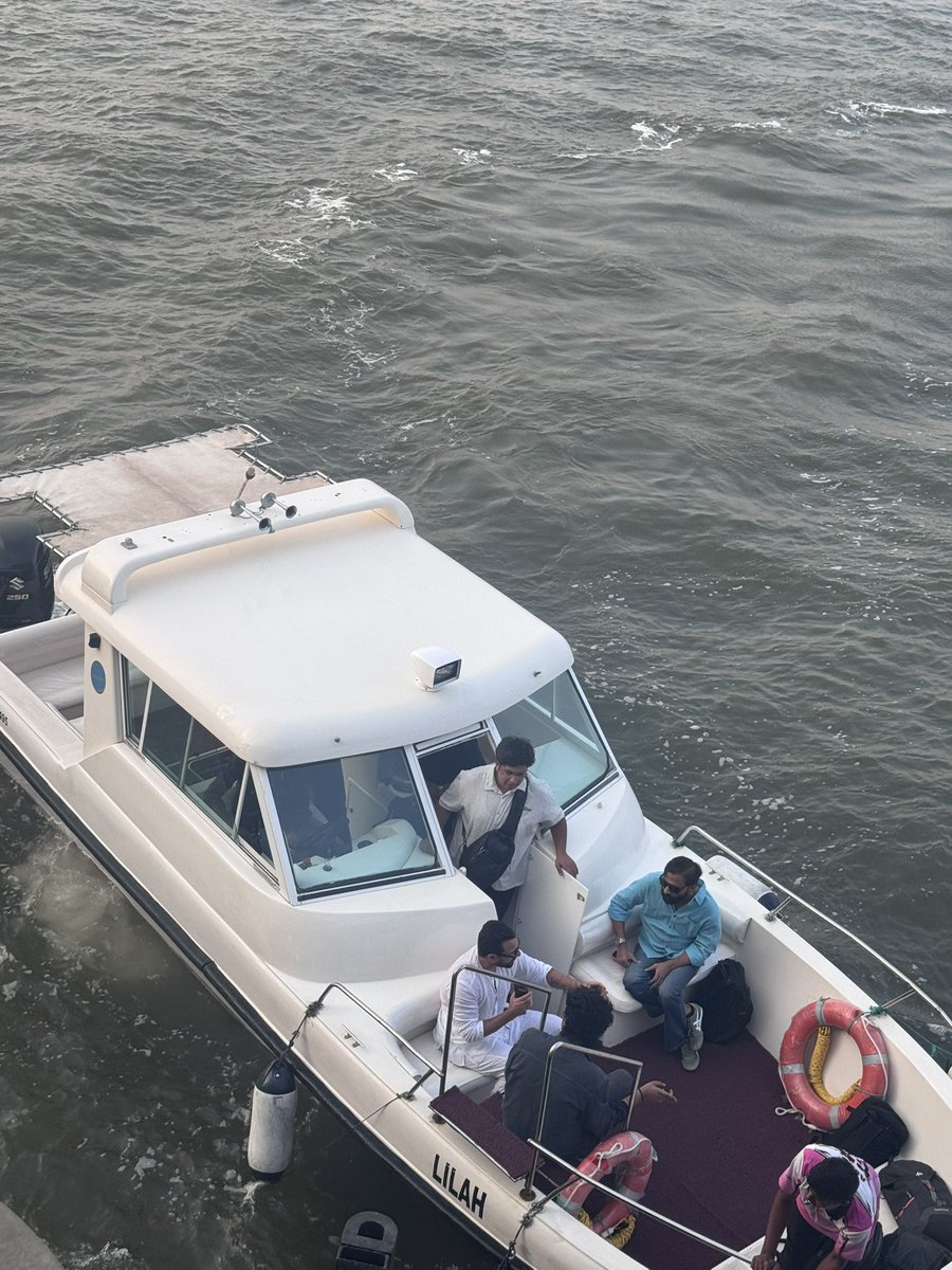 ProSreenuSuresh's tweet image. #SaifAliKhan seen getting off a speed boat at Mandwa Jetty. We wonder if it is for his next awaited film #Haiwaan ?