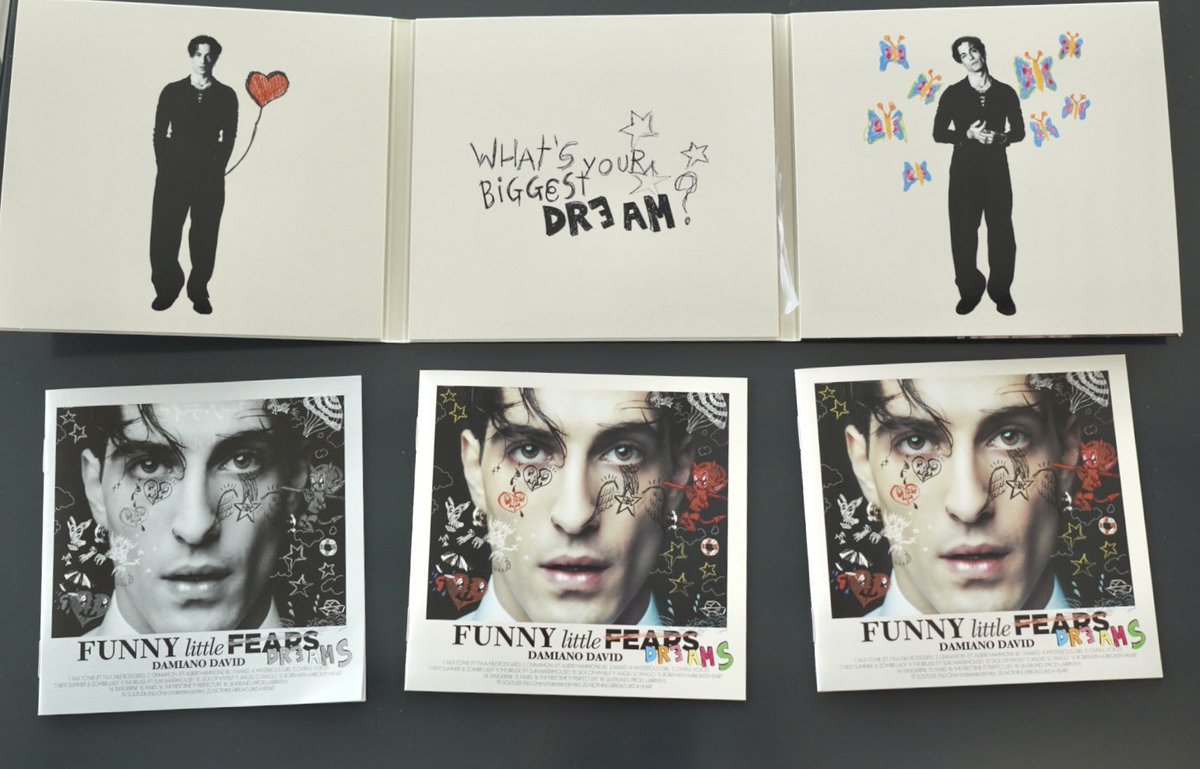 Received the Japanese CD of Damiano David's “Funny Little Dreams
