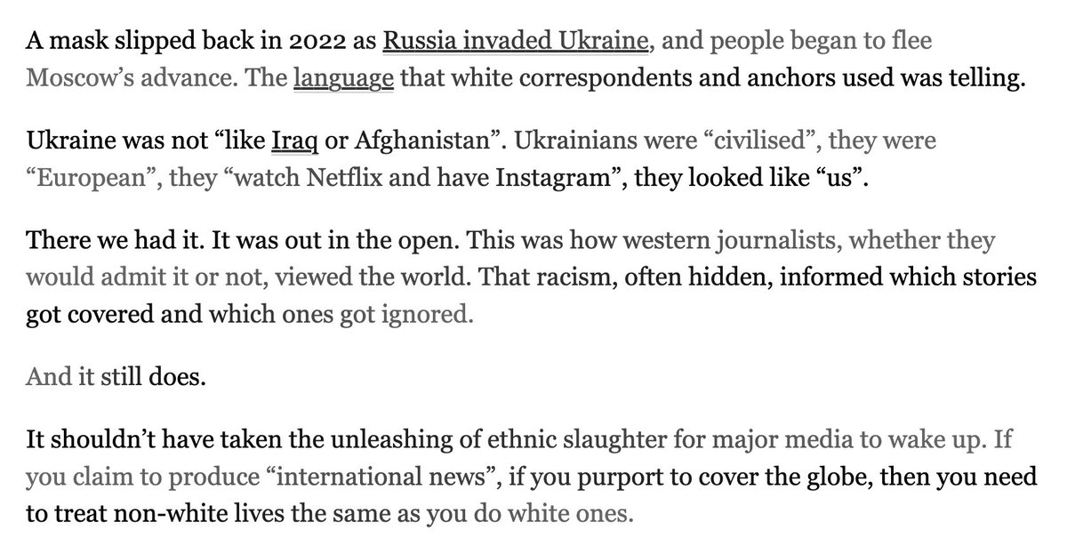 I've written for Middle East Eye about why it shouldn't have taken ethnic cleansing in el-Fasher for the Western media to wake up to Sudan. 

Link in tweet below.