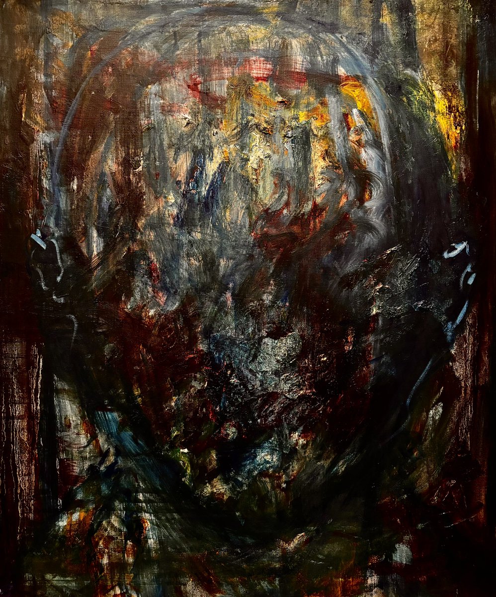 😢🖼️2の個展➁ oilpainting 「キミたちがいない」 #2の個展