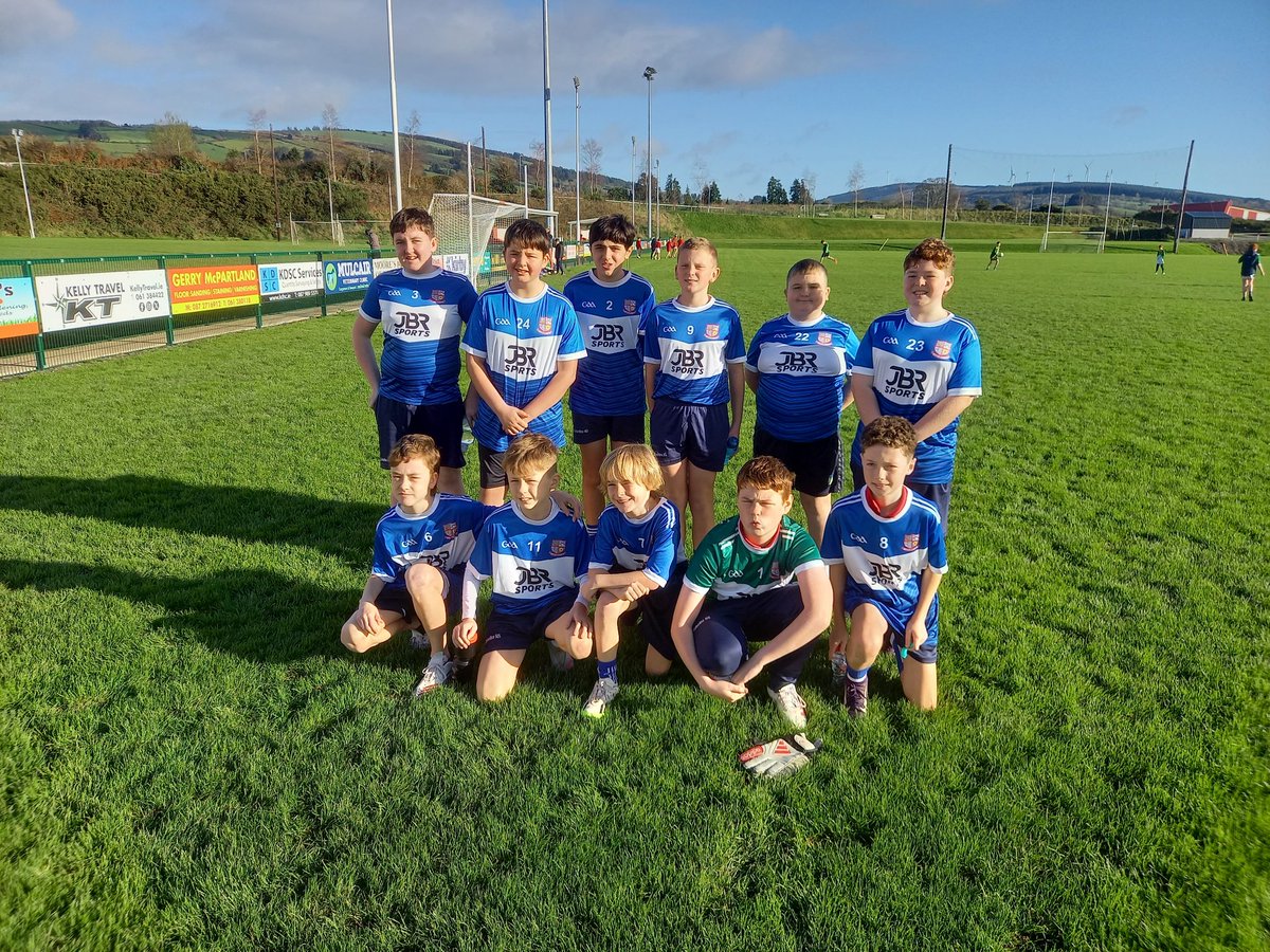Mini 7s: Well done to these boys who played in the Mini 7s Gaelic Football competition today