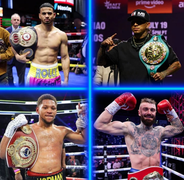 OutBoxing_'s tweet image. 👑 WELTERWEIGHT WORLD TITLE PICTURE

1️⃣ WBA - Rolly Romero a potential name to face Manny Pacquiao next.

2️⃣ WBC - Mario Barrios closing in on a fight with Ryan Garcia.

3️⃣ WBO - Norman Jr 🆚 Haney this Saturday.

4️⃣ IBF - Who should be Crocker’s first defence of the IBF belt?