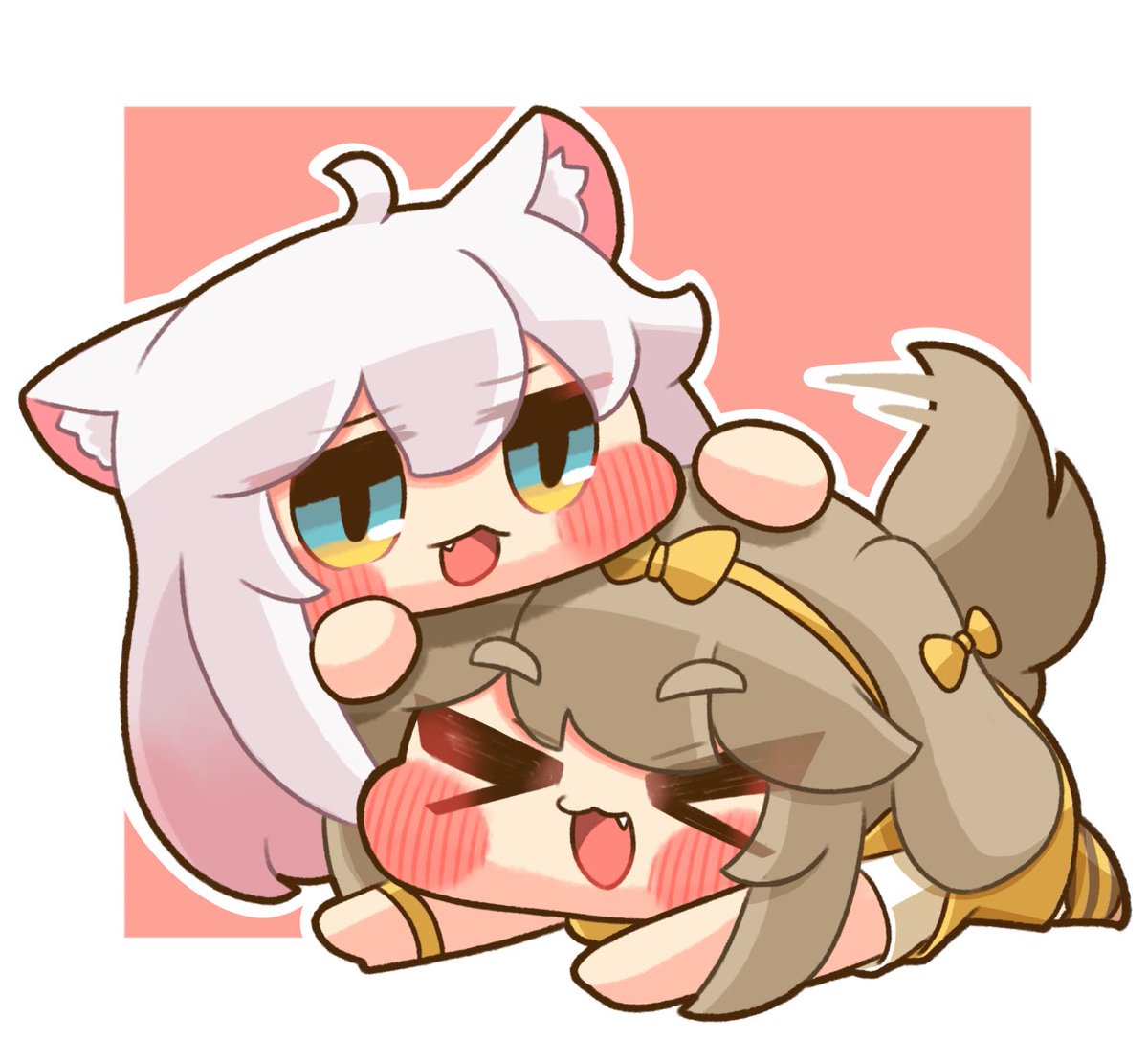 コミーとバター🤍💛 #トリッカル #バター