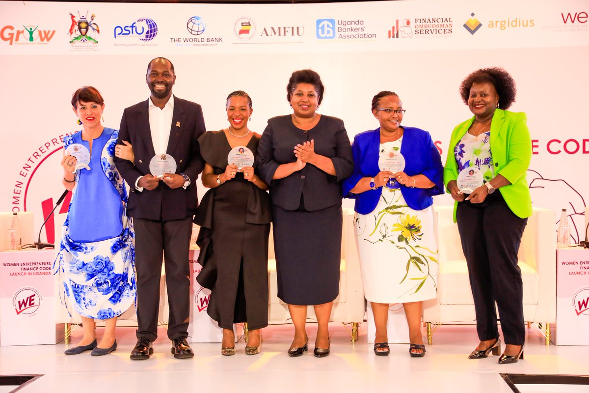 PSF_Uganda's tweet image. Kagingo noted that while women remain highly entrepreneurial, they’re still underserved — making this Code a timely and transformative tool for Uganda’s financial ecosystem.