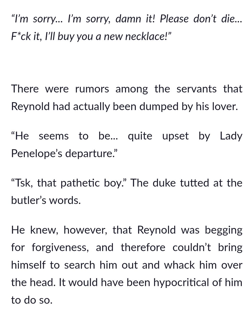 REYNOLD, MY SHAYLA 😭😭

He keeps getting drunk to cope with the guilt and sadness he feels over Penelope's situation... He keeps crying himself to sleep and to the point the Eckhart staff members think he got his heart broken by a girl (he did, just not in a romantic way).