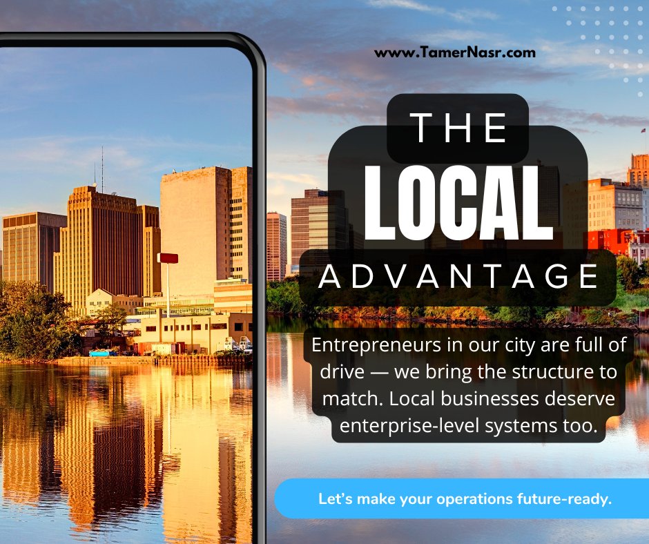 TamerNasrPM's tweet image. Built for Growth, Right Here in Jersey City. 
We help local businesses operate with the same systems, clarity, and consistency as enterprise leaders.
Because success starts with structure—and grows with strategy.
#TamerNasr #JerseyCity #BusinessGrowth