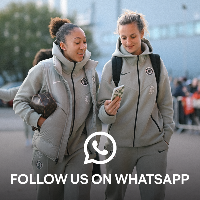 ChelseaFCW's tweet photo. We are officially on WhatsApp! 📳

Join our channel for the latest news updates from inside the club. 📲
