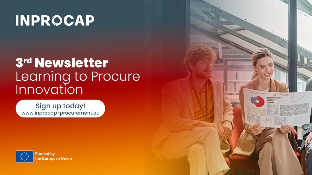 InprocapProject's tweet image. 📰 INPROCAP #Newsletter #3 (coming soon):
✅ #Training journey
✅ Upcoming #modules &amp;amp; #tools
✅ Opportunities for small and medium-sized enterprises/Industrial Liaison Officers/Big Science Organisations
✅ Event highlights
Don’t miss it!