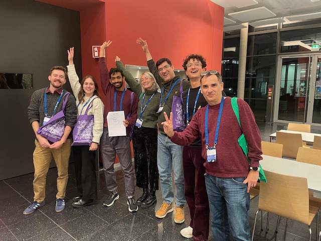 EMBLEvents's tweet image. 🙌 Hello from #EESNucleus. 
The organisers Simone Köhler, Patrick Lusk, @thomas_quail, Sara Wickström and Karo Wolkersdorfer are welcoming all participants to the four day symposium in Heidelberg.