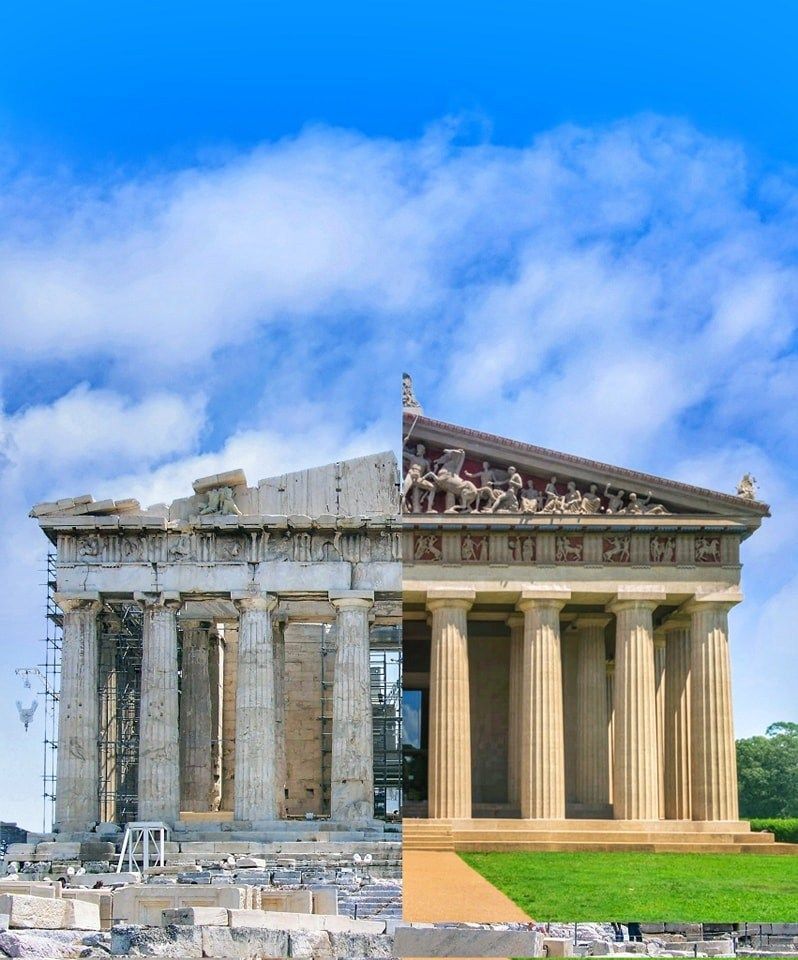 ClassicalAegis's tweet image. In 1897, American engineers pulled off one of the biggest feats in architectural history:

They built a full-scale replica of the Parthenon in Nashville, Tennessee.

But it&apos;s not just any replica - 

Here&apos;s the full story: 🧵
