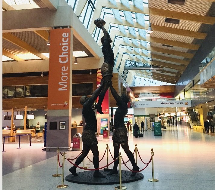 The pupils have reached <a href="/ShannonAirport/">Shannon Airport</a>, planning their next holiday destination. We are now heading towards the beautiful Cliffs Of Moher. <a href="/thedailymile_ie/">The Daily Mile IRE</a>