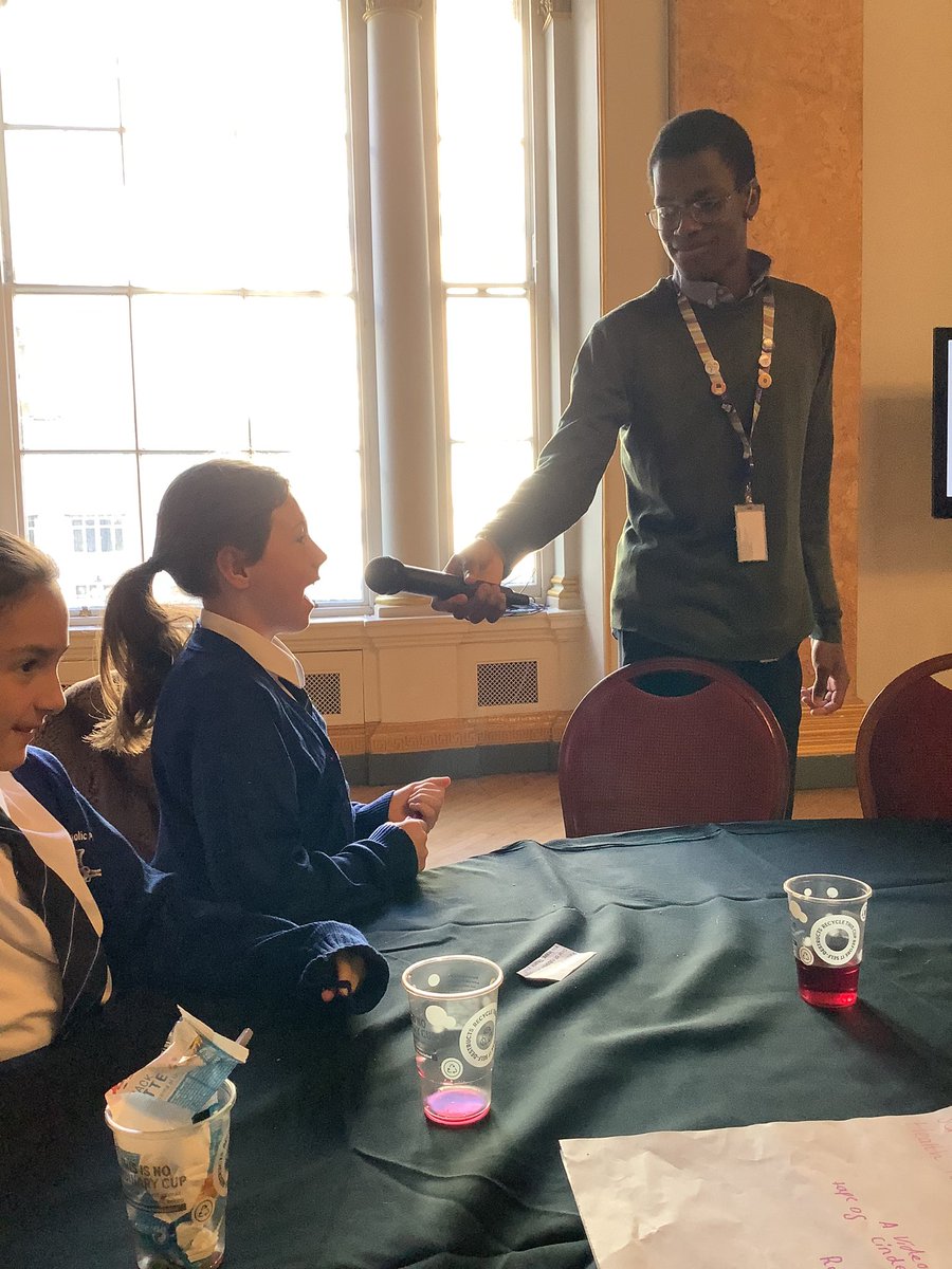 Our School Councillors were certainly thrilled to be filmed at the Liverpool Town Hall. 🎬🎬🎬#StCuthbertsPSHE
