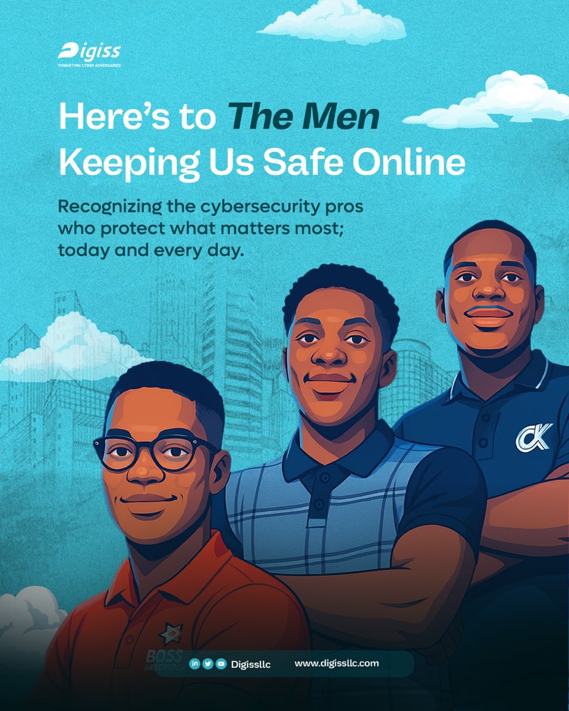 Digissllc's tweet image. Happy International Men’s Day!!

We want to give a shoutout to the men on our team and across the cybersecurity industry who work hard every day to keep our digital world safe.
Cybersecurity isn’t just about firewalls and passwords. It’s about people who stay curious, think…