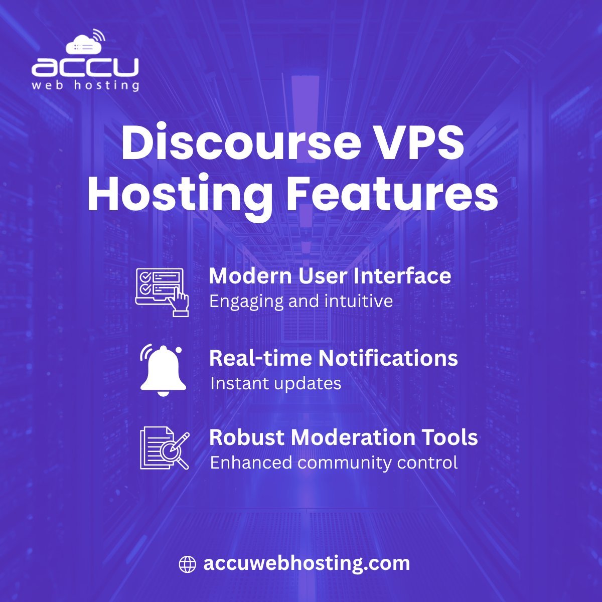 accuwebhosting's tweet image. Power up your community, skip the traditional forum frustrations, and let your discussions grow with Discourse VPS Hosting from AccuWeb!

Our Discourse VPS Hosting delivers next-gen performance, built-in security, seamless updates, and the flexibility to grow big. Ready for…