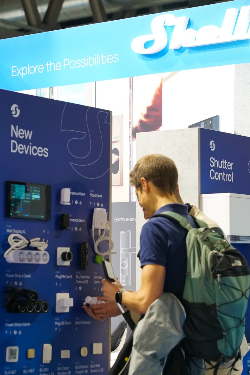 shelly_IoT's tweet image. 🇮🇹 Shelly at Smart Building Expo 2025 in Milan!

Great first day at Fiera Milano as we meet installers, integrators, and automation pros. Join our session tomorrow with Anontio Curedda on “Technological ‘Anarchy’: Shelly’s multi-protocol approach”

#SmartBuildingExpo