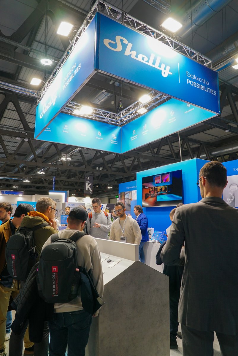 shelly_IoT's tweet image. 🇮🇹 Shelly at Smart Building Expo 2025 in Milan!

Great first day at Fiera Milano as we meet installers, integrators, and automation pros. Join our session tomorrow with Anontio Curedda on “Technological ‘Anarchy’: Shelly’s multi-protocol approach”

#SmartBuildingExpo