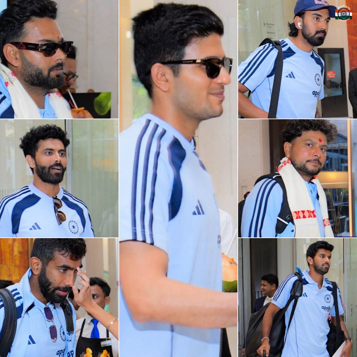 Team India have touched down in Guwahati 💪

#indvssa #viratkohli #rohitsharma #shubmangill #bharatarmy #COTI 🇮🇳 #rishabhpant #jaspritbumrah