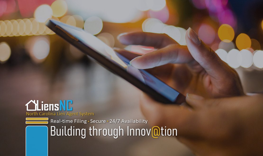 LiensNC's tweet image. &quot;Know on-the-go&quot; with #LiensNC. File &amp;amp; manage #NC #construction information whenever &amp;amp; where ever you want at LiensNC.com. #BuildBetter