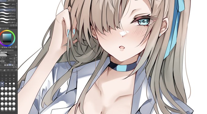 新刊表紙、別で描いてるけどこっちの方が良さげかも 