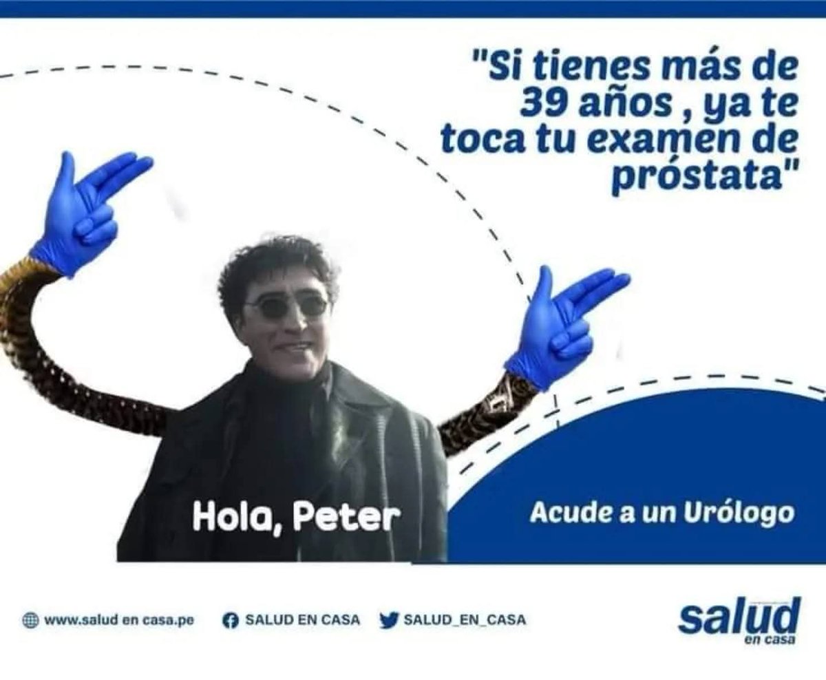 Salud_en_casa1's tweet image. #díamundialdelhombre :

Un chequeo es muy importante 👍👍

Acude a tu uróloga o urólogo para tu examen.

#cancerdeprostata #saludpreventiva #urologia #cuidatusalud #Perú
