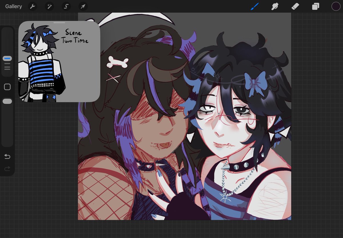 _angelitee's tweet image. Im workin &apos;ere #azuretime #Forsaken