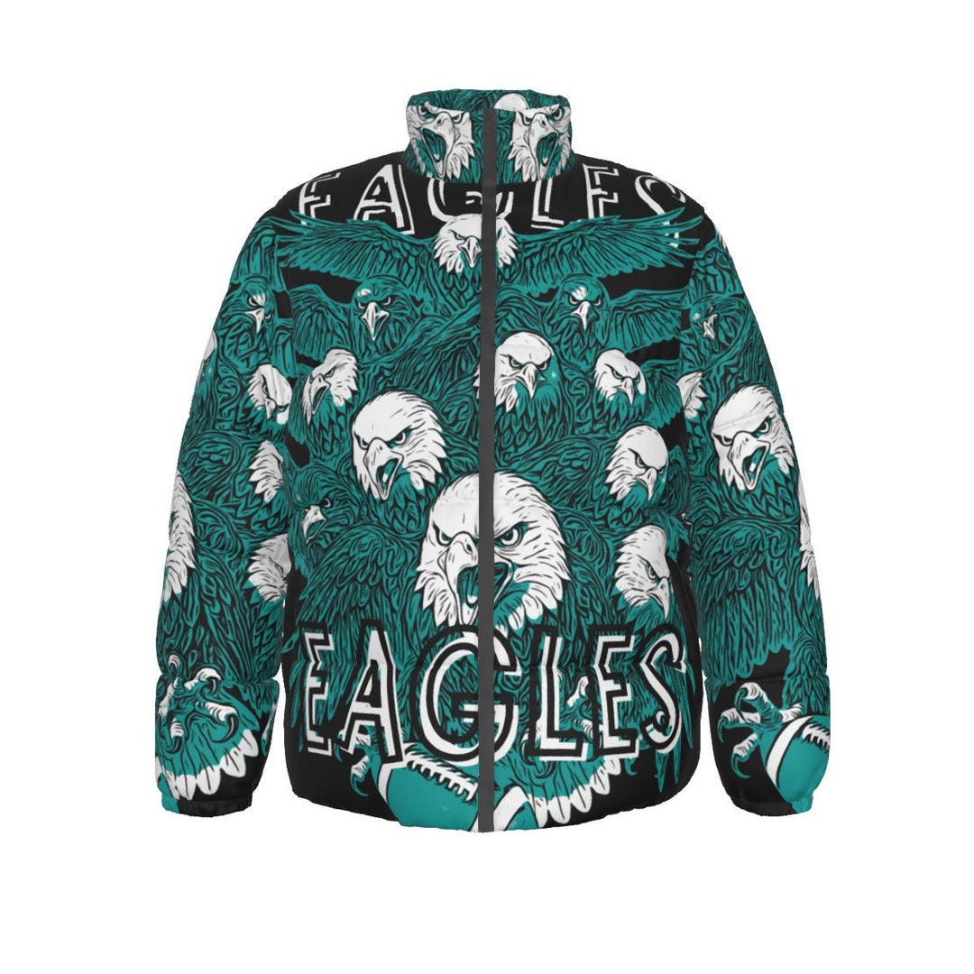 customitize's tweet image. Flock of Eagles Down Jacket – Green White AOP Puffer – Unisex Stand Collar Winter Fan Coat by CustomitizeMe: 211.42 USD This windproof and durable puff jacket is filled with a… dlvr.it/TPMBQj #FlockOfEagles #WinterFashion #PufferJacket #DownJacket #UnisexStyle