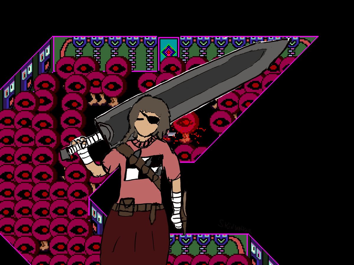 Cacodemon67's tweet image. Me when I enter the stabbing room

second digital drawing, it&apos;s so hecking hard dawg