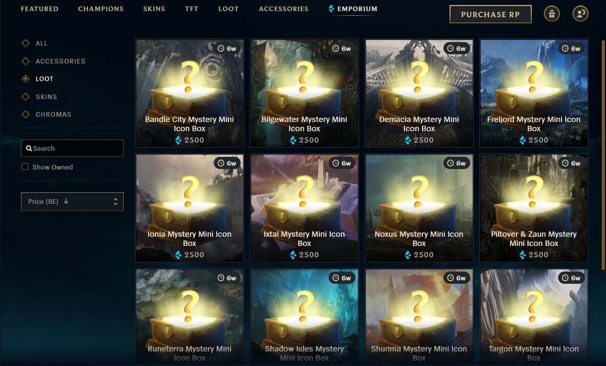 LeagueOfLeaks's tweet image. The Blue Essence Emporium IS OUT NOW ‼️

Available until January 7, 2026.