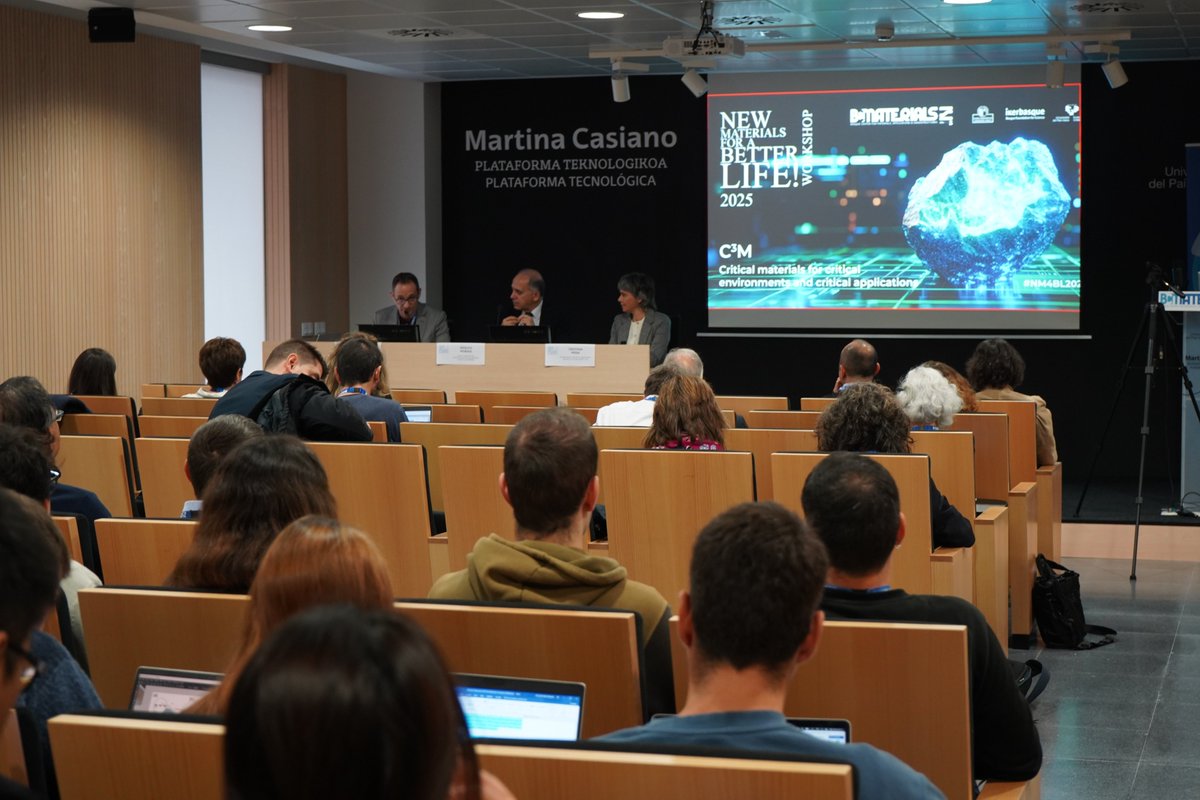 BCMaterials's tweet image. #BCMaterials_Events |
Fantastic 2025 edition of the New Materials for a Better Life! workshop! Great talks and discussion on critical materials for critical environments and critical applications. Thanks to all speakers and attendees!!
#MaterialsScience #CriticalMaterials