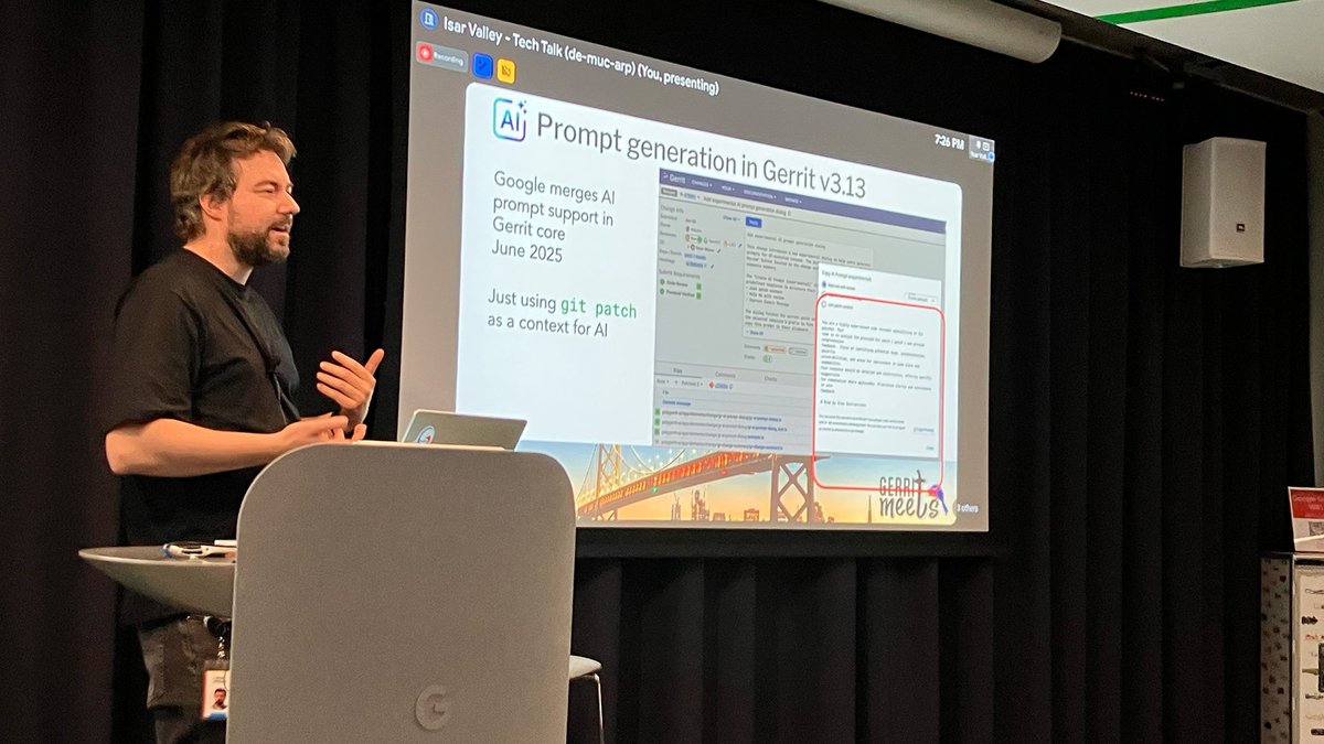 Gerrit Code Review tweet media