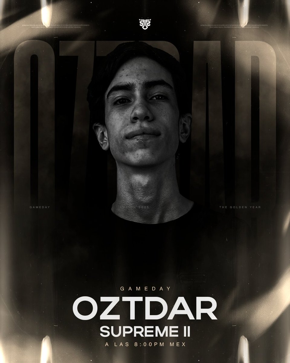 ▶️ Match Day
 #VALORANT 
🚀 Supreme Oztdar Series II 

Fusion 🆚 Procyon Gaming
⏱️ 8:00pm 🇲🇽 | 10:00pm 🇻🇪
🔴 Live: twitch.tv/oztdaresports

#FeelTheFusion ❤️‍🔥 | <a href="/oztdaresports/">OZTDAR Esports</a>