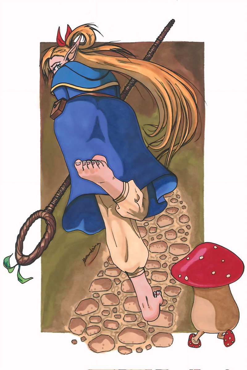 alexmcc_97's tweet image. I love to pretend I never did this drawing of Marcille but I can&apos;t run away from it forever 🥲 (it&apos;s bad I know, it&apos;s from 2 years ago~) 

#dungeonmeshi #deliciousindungeon